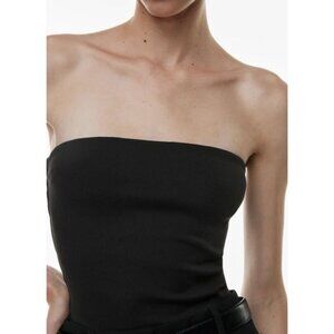 Elegant Black Strapless Top